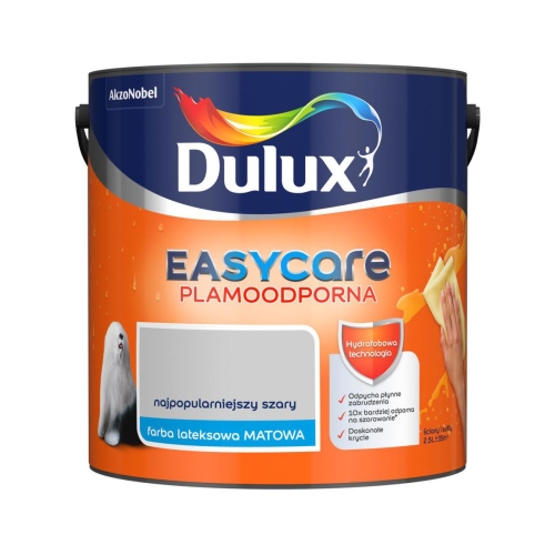 Farba Dulux EasyCare najpopularniejszy szary 5 l
