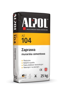 Zaprawa murarska M15 AZ-104 Alpol 25 kg