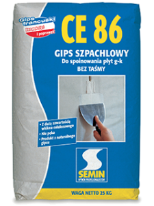 Gips szpachlowy CE-86 Semin 20 kg