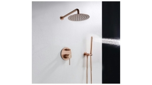 Zestaw natryskowy podtynkowy Lungo Rose Gold - Dodatkowo 5% rabatu na kod REA5