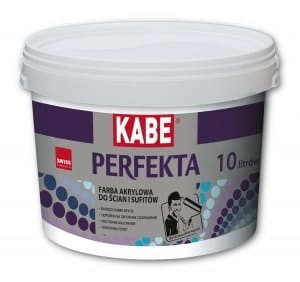 Farba akrylowa do ścian i sufitów KABE PERFEKTA 5L BAZA A