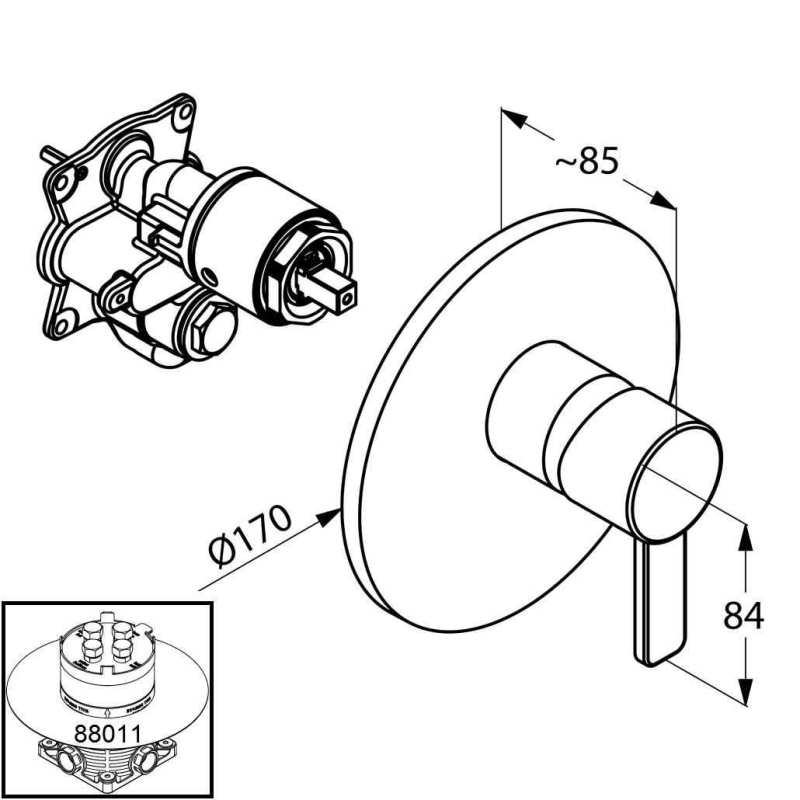 bateria-natryskowa-kludi-zenta-386559175-rys.tech.