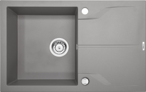Zlewozmywak Deante Andante 1-komorowy z ociekaczem - szary metalik ZQN S113