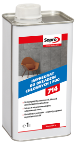 Impregnat do okładzin chłonnych i fug FS 714  Sopro 1  L 