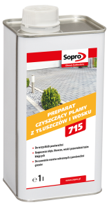 Preparat czyszczący plamy z tłuszczów i wosku Sopro WE 715  1 L