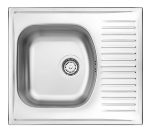 Deante Techno Zlewozmywak 1-komorowy z krótkim ociekaczem - dekor