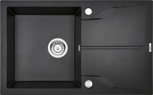 Deante Andante Flush Zlewozmywak 1-komorowy z ociekaczem - grafit metalik