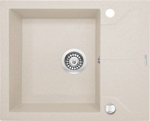 Deante Andante Zlewozmywak 1-komorowy z krótkim ociekaczem - beż