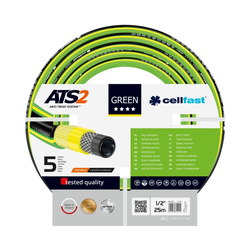 Wąż ogrodowy GREEN ATS2 1/2 25 mb