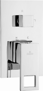 Bateria natryskowa Deante Anemon podtynkowa z przełącznikiem natrysku BBZ_044P