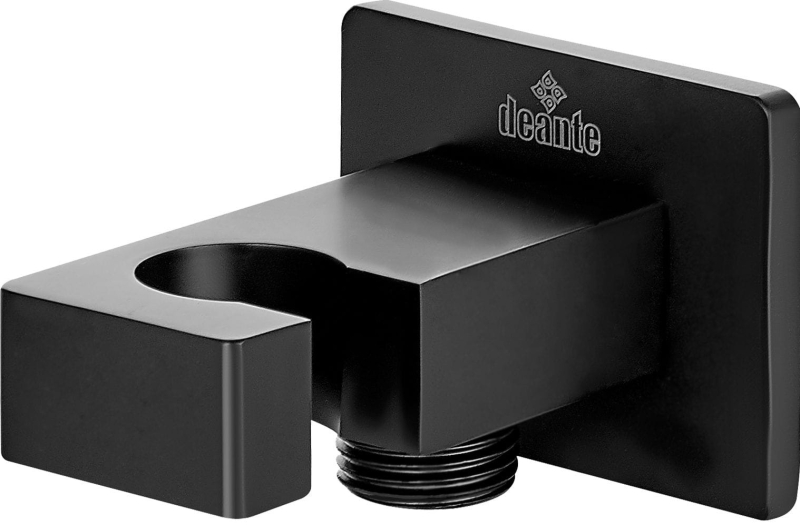 Deante Box Komplet z boxem podtynkowym termostatycznym kwadratowy Nero