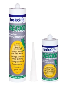 Klej uszczelniacz elastyczny popielaty GEKON Hybrid POP BEKO 310 ml