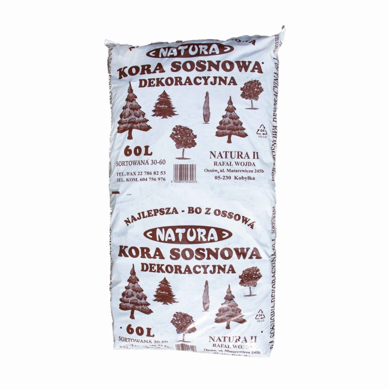Kora ogrodowa sosnowa ( 30 - 60 mm ) 60L