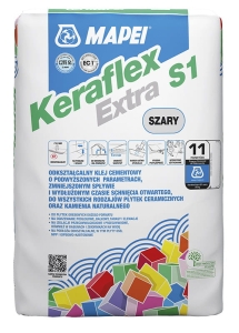 Zaprawa klejowa Mapei  Keraflex Extra S1 szary 25 kg