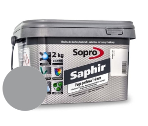 Fuga perłowa 1-6 mm Sopro Saphir szara (15) 2 kg  