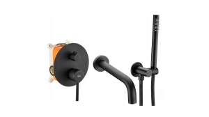 Zestaw wannowy Rea Lungo Black - dodatkowo 5% RABATU na kod REA5