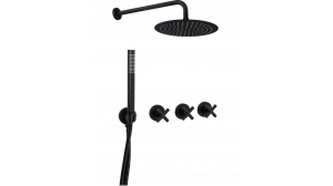 Zestaw natryskowy podtynkowy Rea Exit Black Mat - dodatkowo 5% RABATU na kod REA5