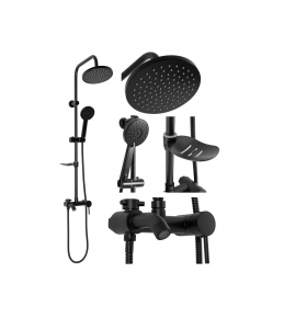 Zestaw Natryskowy Luis Black - dodatkowo 5% rabatu na kod REA5