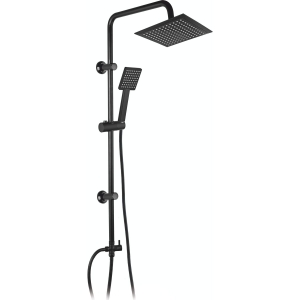 Zestaw natryskowy z deszczownicą Loge Denis 60 czarny 