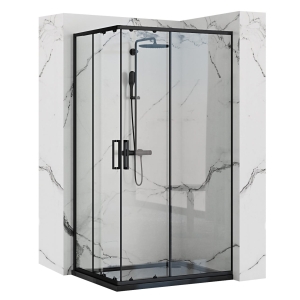 Kabina Rea Punto Black 80X100 - dodatkowo 5% RABATU na kod REA5