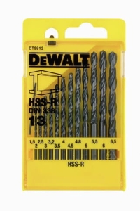 Zestaw 13 wierteł do metalu HSS-R DeWALT DT5912-QZ