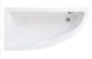 Wanna asymetryczna Besco Praktika 140x70 lewa - DODATKOWO 5% RABATU NA KOD BESCO5