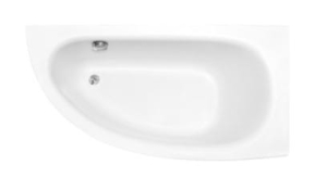 Wanna asymetryczna Besco Milena 150x70 prawa - DODATKOWO 5% RABATU NA KOD BESCO5