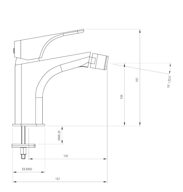 Bateria bidetowa Hiacynt