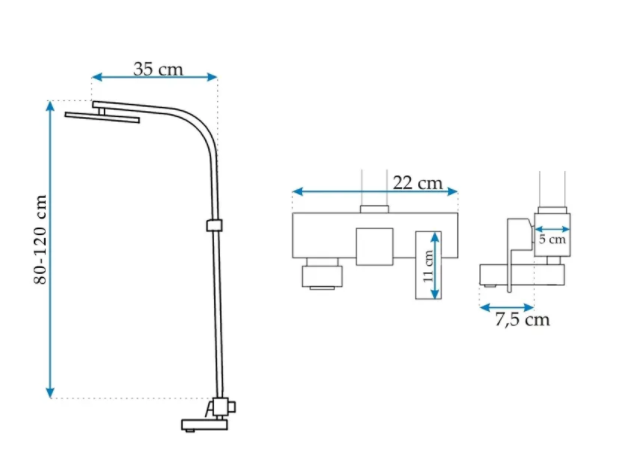 Zestaw natryskowy Rea Navaro