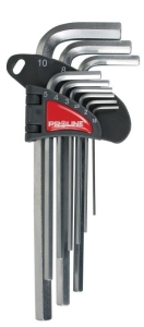 Zestaw kluczy imbusowych długich 1,5-10mm 9 sztuk PROLINE 48319