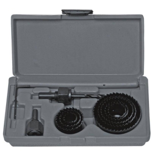 Zestaw otwornic puszkowych do drewna 8 sztuk DEDRA 0791