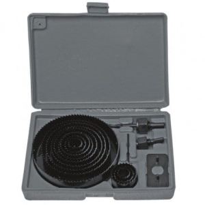 Zestaw otwornic puszkowych do drewna 12 sztuk DEDRA 0793