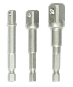 Zestaw adapterów do nasadek 3 sztuki DEDRA 18A1003