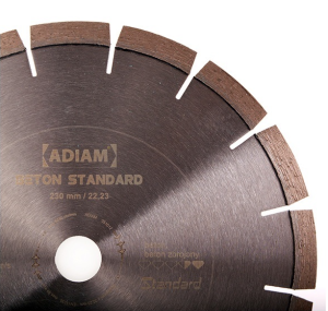 Tarcza diamentowa BETON STANDARD 125x22,2mm ADIAM 109041