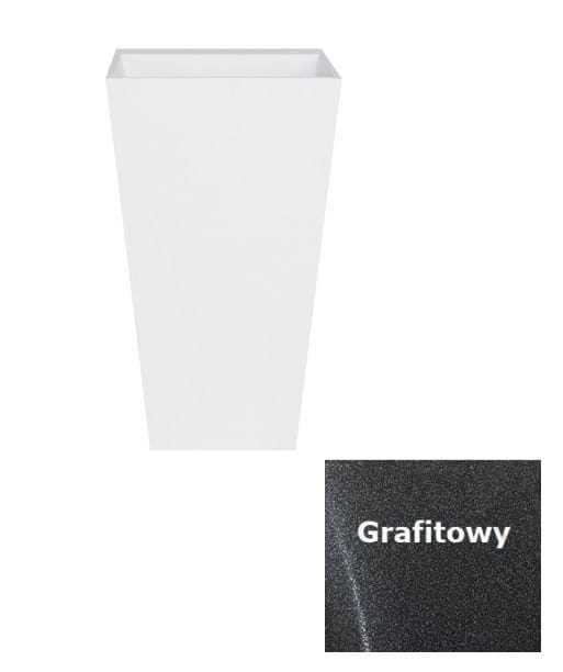 Umywalka Vera Glam grafitowa