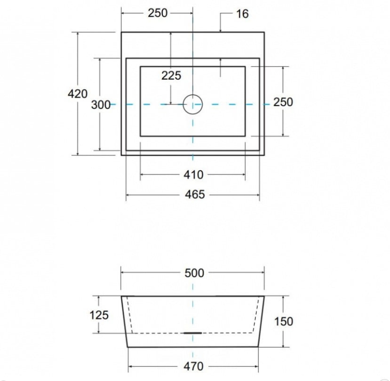 umywalka Vera nablatowa