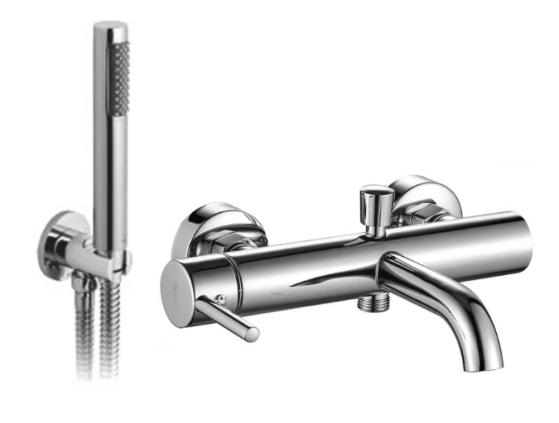 Bateria wannowa Rea Lungo chrome