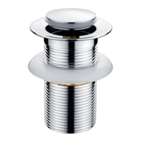 Korek klik-klak 1 1/4" mały bez przelewu mosiądz chrom Sea-Horse