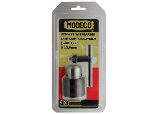 Uchwyt wiertarski 1/2" 13mm z kluczem MODECO MN-97-040