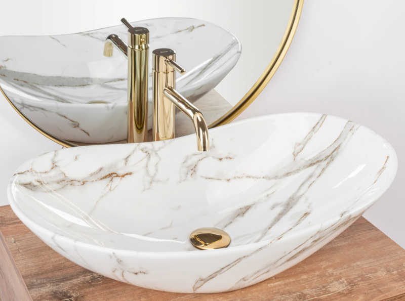 Umywalka nablatowa Rea Royal 60 Lava