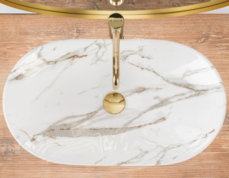 Umywalka nablatowa Rea Royal 60 Lava