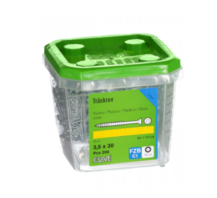 Wkręty do drewna ocynkowane ESSDRIVE ESSVE