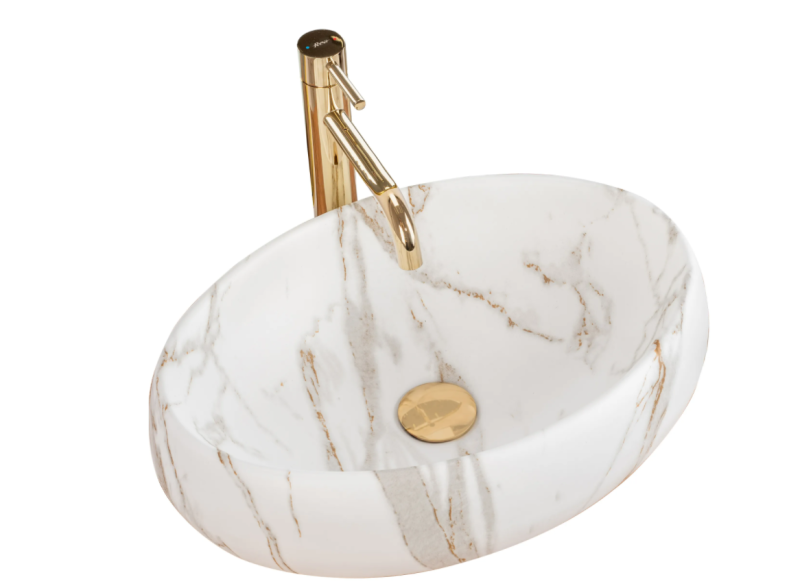 Umywalka nablatowa Linda Lava Mat