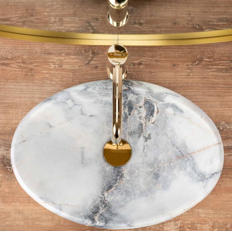 Umywalka nablatowa Linda Granit Mat