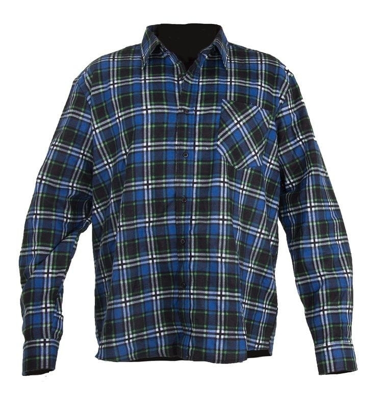 Koszula flanelowa niebieska w kratę LAHTI PRO