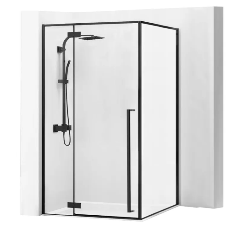 Kabina prysznicowa narożna Rea Fargo Black Mat 90x120