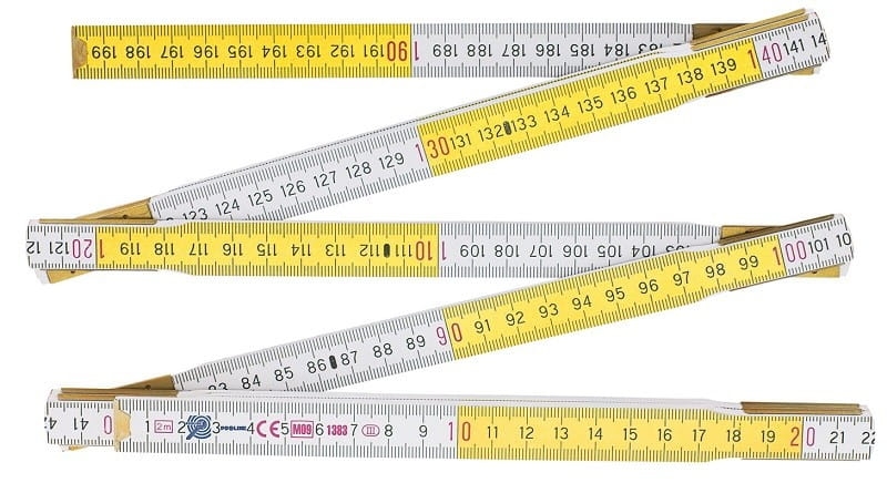 Miara drewniana składana 1m 5-częściowa PROLINE 13012