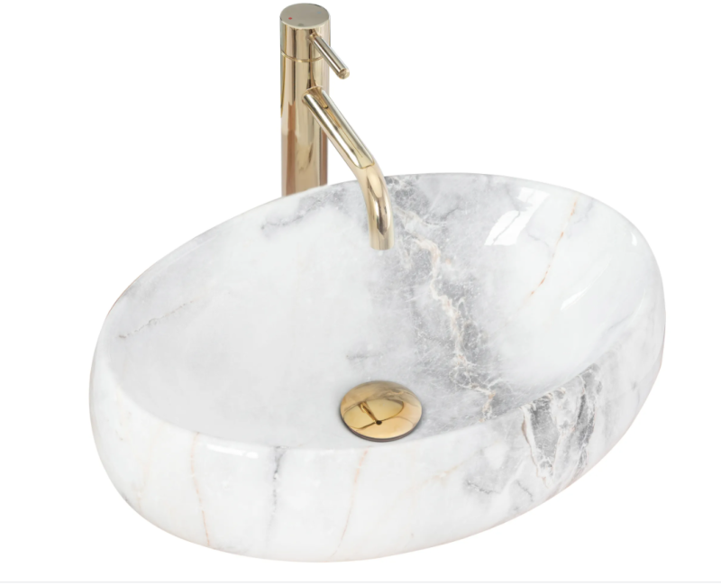 Umywalka nablatowa Rea Linda Granit