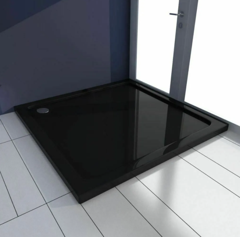 Brodzik prysznicowy akrylowy Rea Savoy Black 90x90