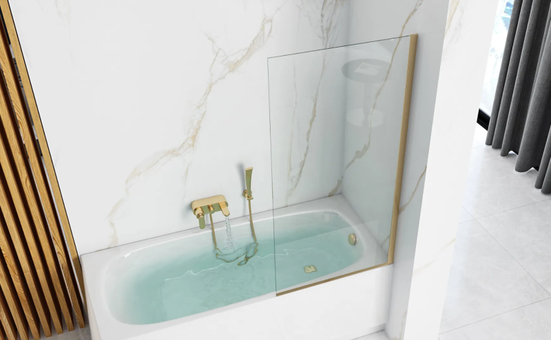 Parawan nawannowy Rea Elegant Gold